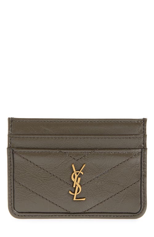 Saint Laurent Saint Laurent Niki Matelassé Leather Card Case