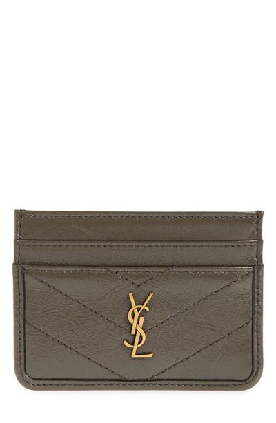Saint Laurent Saint Laurent Niki Matelassé Leather Card Case