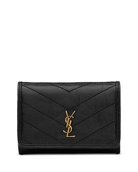 Saint Laurent Saint Laurent Niki Slim Tri-Fold Wallet
