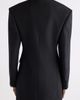 Saint Laurent Saint Laurent One Button Wool Tuxedo Blazer - 3