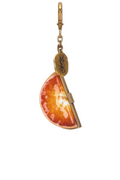 Saint Laurent Saint Laurent Orange Keychain
