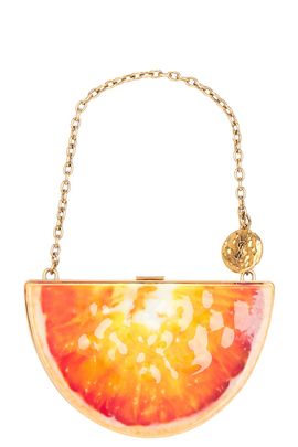 Saint Laurent Saint Laurent Orange Mini Clutch
