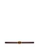 Saint Laurent Saint Laurent Oval Buckle Thin Reversible Belt - 1