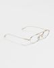Saint Laurent Saint Laurent Oval Glasses GOLD-GOLD-TRANSPARENT One - 4