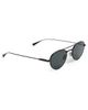 Saint Laurent Saint Laurent Oval Sunglasses Black-Black-Black One - 1