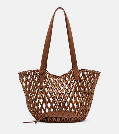 Saint Laurent Saint Laurent Panier Small wooden basket bag