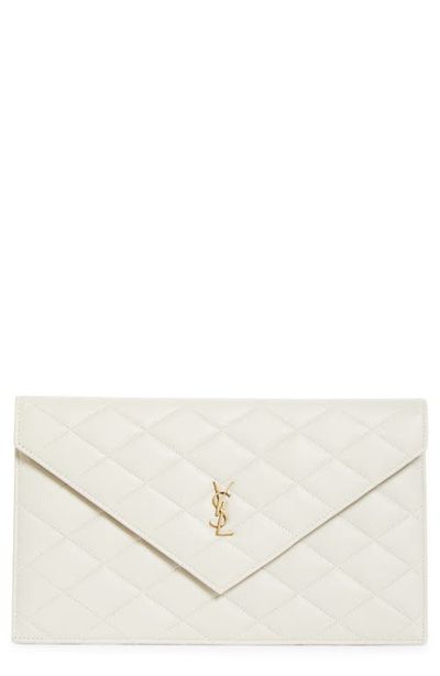 Saint Laurent Saint Laurent Paris Diamond Quilt Pouch