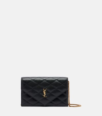 Saint Laurent Saint Laurent Paris Mini leather crossbody bag