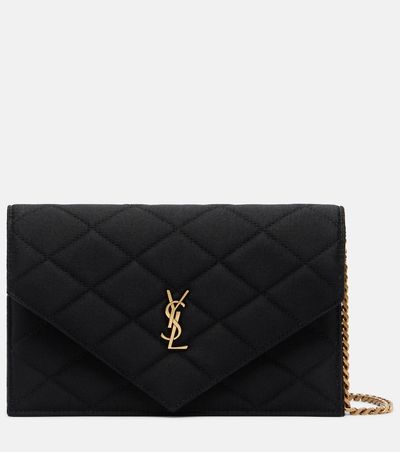 Saint Laurent Saint Laurent Paris Mini quilted satin shoulder bag