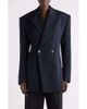 Saint Laurent Saint Laurent Pinstripe Double Breasted Wool Blazer - 1