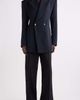 Saint Laurent Saint Laurent Pinstripe Wide Leg Pants - 2