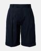 Saint Laurent Saint Laurent Pleated cotton Bermuda shorts - 1