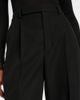 Saint Laurent Saint Laurent Pleated virgin wool straight pants - 3