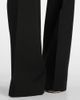 Saint Laurent Saint Laurent Pleated virgin wool straight pants - 4