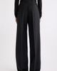 Saint Laurent Saint Laurent Pleated Wide Leg Wool Trousers - 3