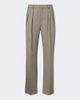 Saint Laurent Saint Laurent Pleated wool and mohair straight pants - 1