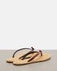 Saint Laurent Saint Laurent Pool leather-trimmed thong sandals - 3