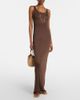 Saint Laurent Saint Laurent Pool leather-trimmed thong sandals - 4