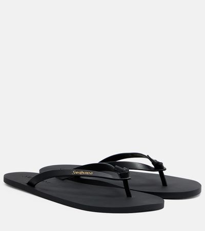 Saint Laurent Saint Laurent Pool leather thong sandals