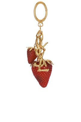 Saint Laurent Saint Laurent Porte Clefs Fraises Charm