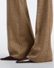 Saint Laurent Saint Laurent Prince of Wales wool flared pants - 4