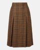 Saint Laurent Saint Laurent Prince of Wales wool midi skirt - 1