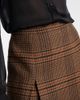 Saint Laurent Saint Laurent Prince of Wales wool midi skirt - 4