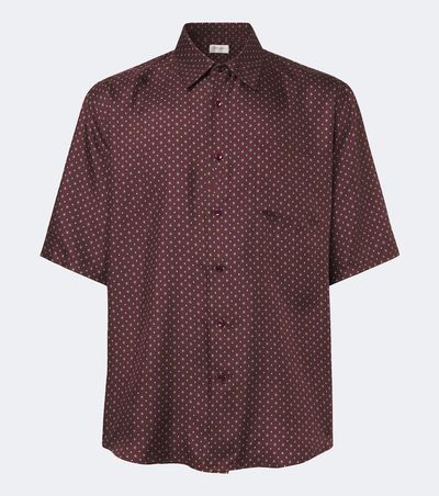 Saint Laurent Saint Laurent Printed silk twill shirt