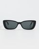 Saint Laurent Saint Laurent Rectangle Sunglasses Black-Black-Black One - 2