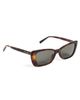 Saint Laurent Saint Laurent Rectangle Sunglasses Havana-Havana-Grey One - 1