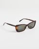 Saint Laurent Saint Laurent Rectangle Sunglasses Havana-Havana-Grey One - 4