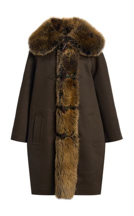 Saint Laurent Saint Laurent Relaxed Shearling Coat