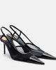 Saint Laurent Saint Laurent RenÃ©e 75 mesh and leather slingback pumps - 1