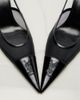 Saint Laurent Saint Laurent RenÃ©e 75 mesh and leather slingback pumps - 6