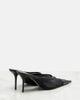 Saint Laurent Saint Laurent RenÃ©e mesh and leather mules - 4