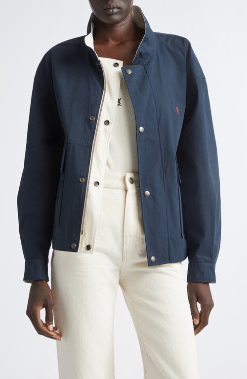 Saint Laurent Saint Laurent Reversible Cotton Canvas Jacket
