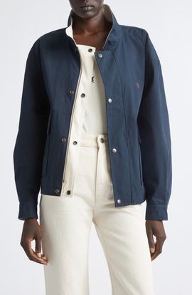 Saint Laurent Saint Laurent Reversible Cotton Canvas Jacket