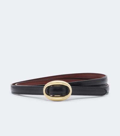 Saint Laurent Saint Laurent Reversible leather belt