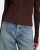 Saint Laurent Saint Laurent Ribbed-knit cardigan - 4