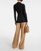Saint Laurent Saint Laurent Ribbed-knit polo sweater - 3
