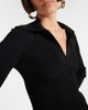 Saint Laurent Saint Laurent Ribbed-knit polo sweater - 4