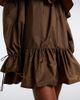 Saint Laurent Saint Laurent Ruffled poplin minidress - 4