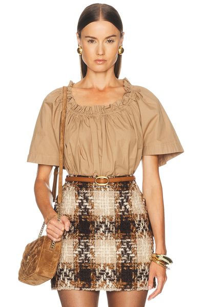 Saint Laurent Saint Laurent Ruffled Top