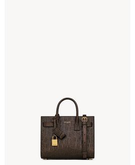 Saint Laurent Saint Laurent Sac De Jour Mini Embossed Leather Satchel