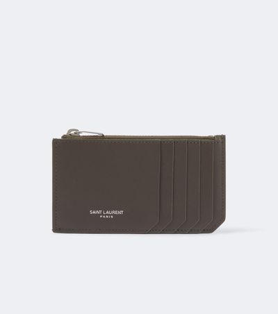 Saint Laurent Saint Laurent Saint Laurent Paris Fragments leather card holder