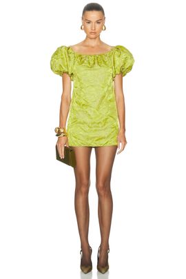 Saint Laurent Saint Laurent Satin Mini Dress