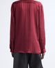 Saint Laurent Saint Laurent Satin Stripe Tie Neck Shirt - 3