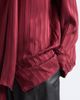 Saint Laurent Saint Laurent Satin Stripe Tie Neck Shirt - 5