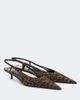 Saint Laurent Saint Laurent Secret leopard-print slingback pumps - 1