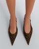 Saint Laurent Saint Laurent Secret leopard-print slingback pumps - 3
